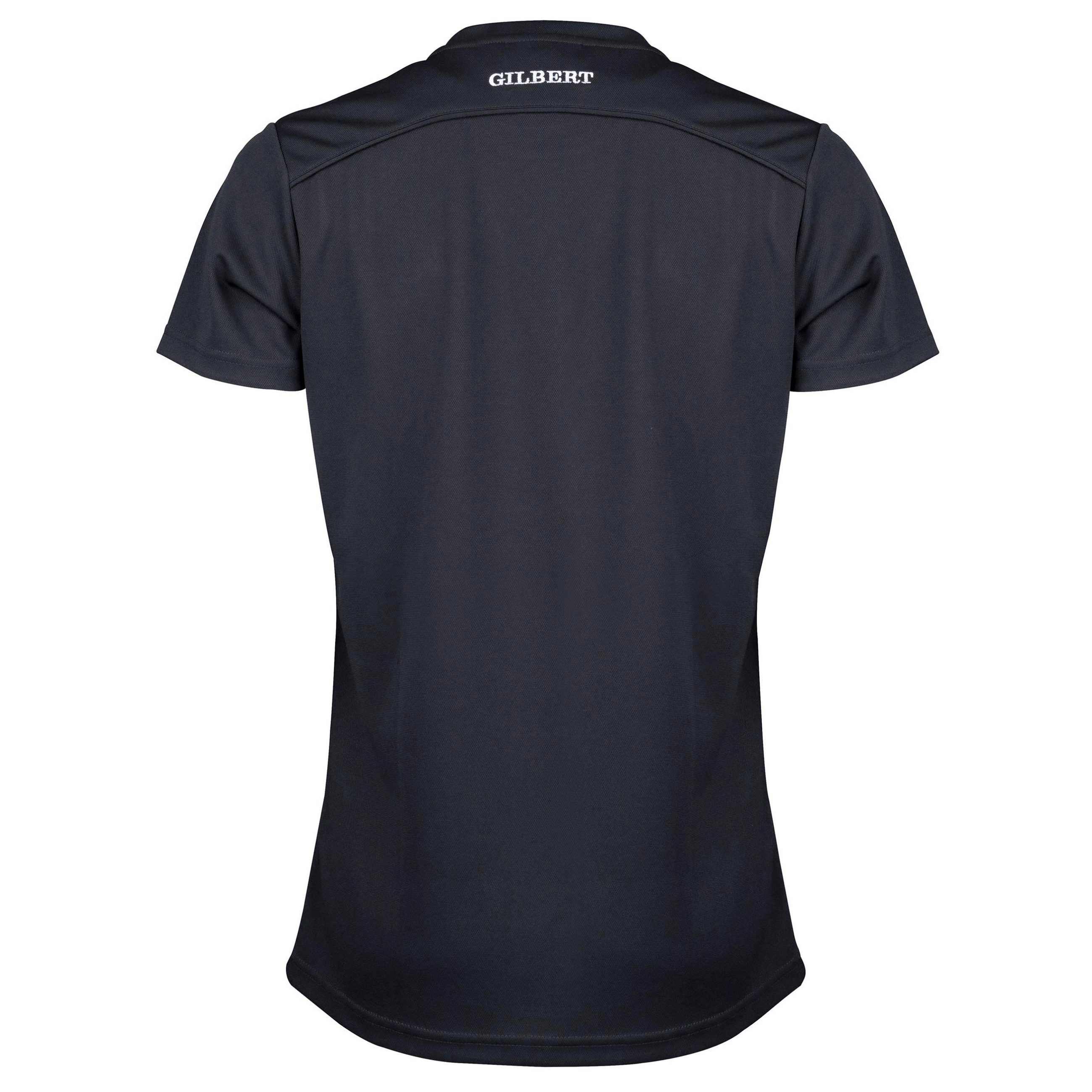 gilbert-rugby-photon-ii-t-shirt-donna-manica-corta-andover-rfc-nero image 2