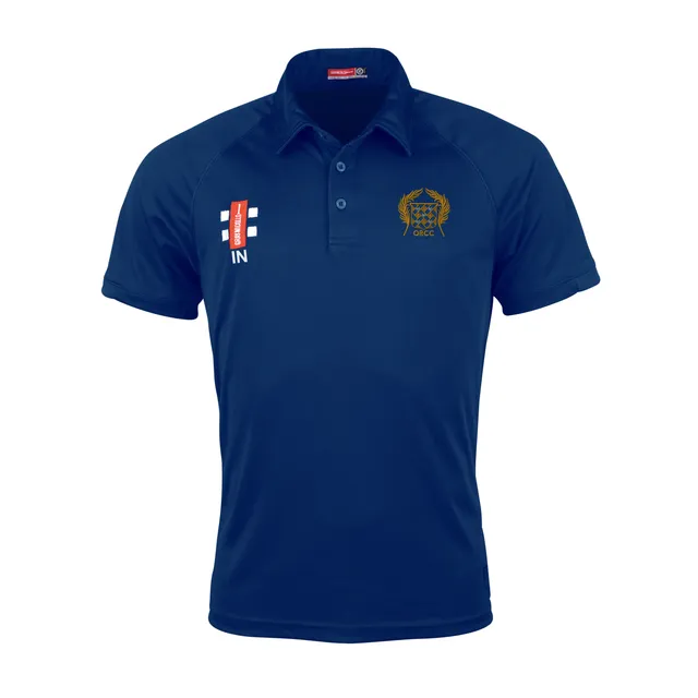 gray-nicolls-matrix-v2-polo-cricket-manica-corta-junior-navy-old-rutlishians-cc image 1