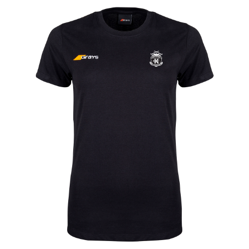 grays-kelburne-hc-tangent-tee-donna-nera-in-cotone-organico image 1