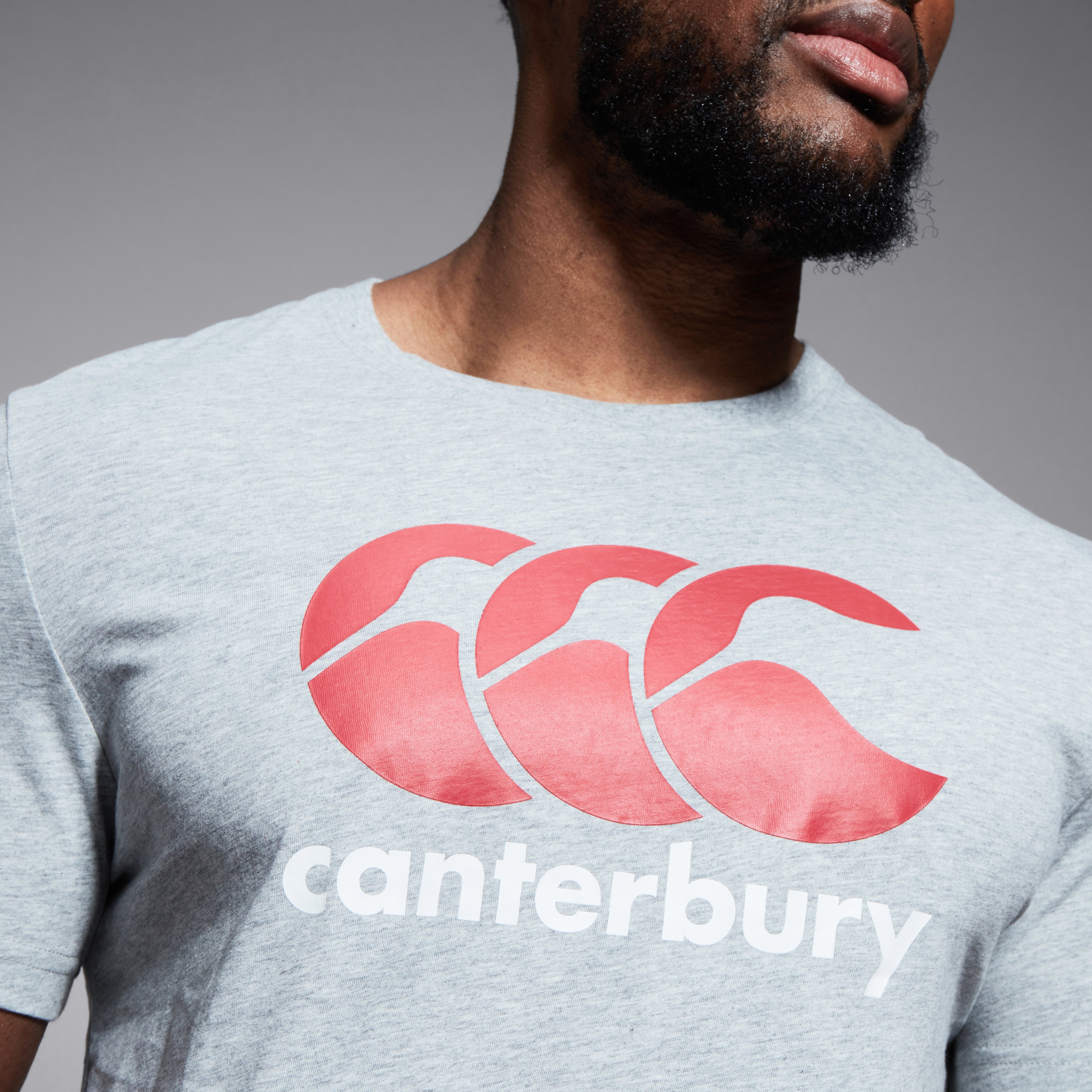 canterbury-ccc-logo-tee-uomo-t-shirt-grigia image 8