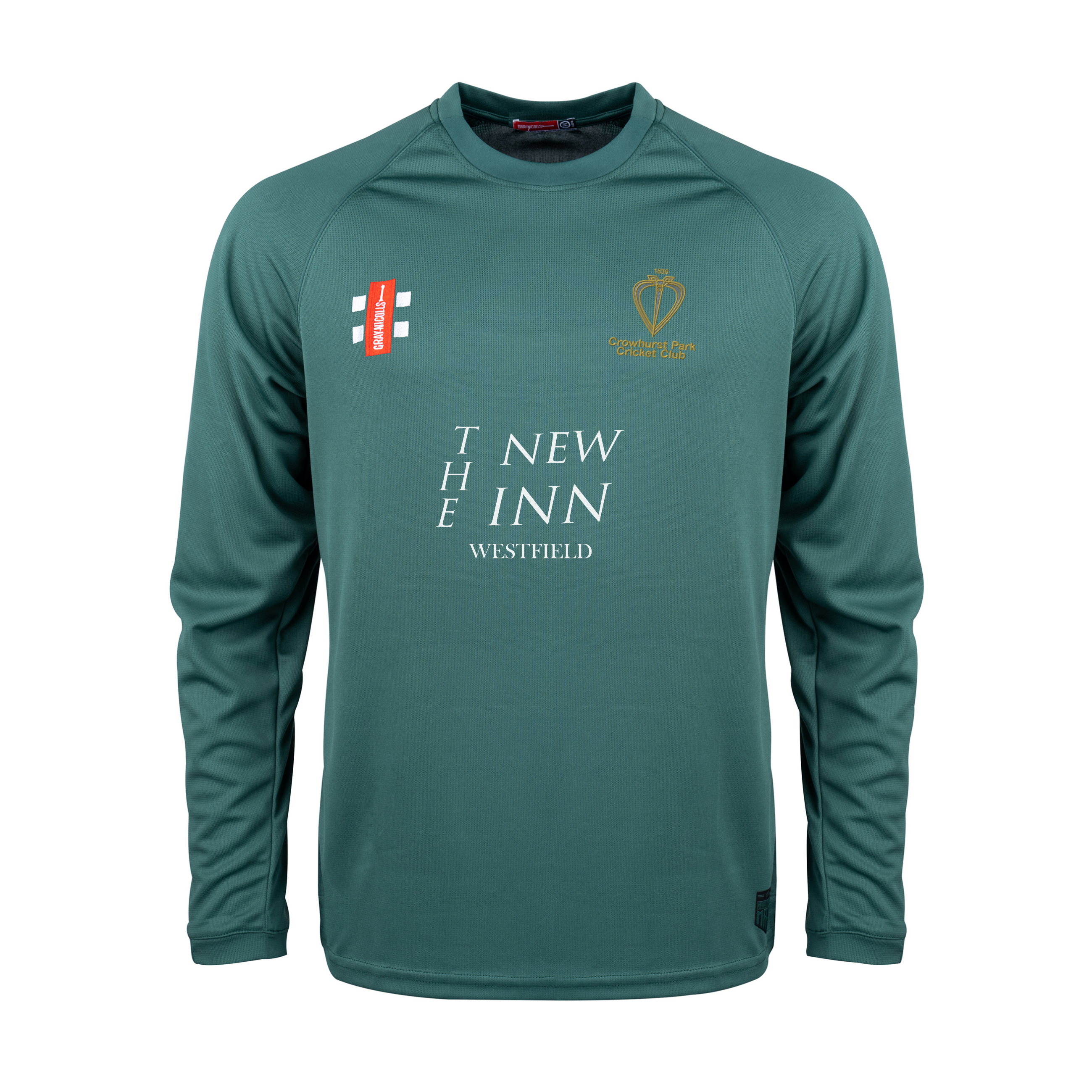 gray-nicolls-crowhurst-park-cc-junior-matrix-v2-maglia-manica-lunga-verde image 1