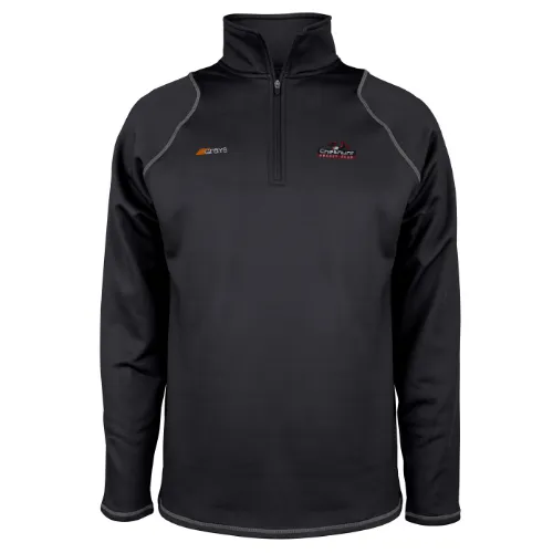 grays-cheshunt-hc-quest-ii-1-4-zip-fleece-nero-junior-pile-termico-hockey-bambin image 1