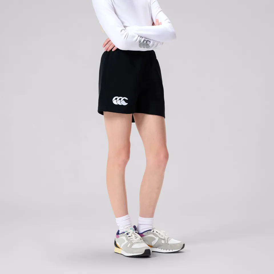 canterbury-players-drill-short-junior-unisex-pantaloncino-rugby-nero image 1