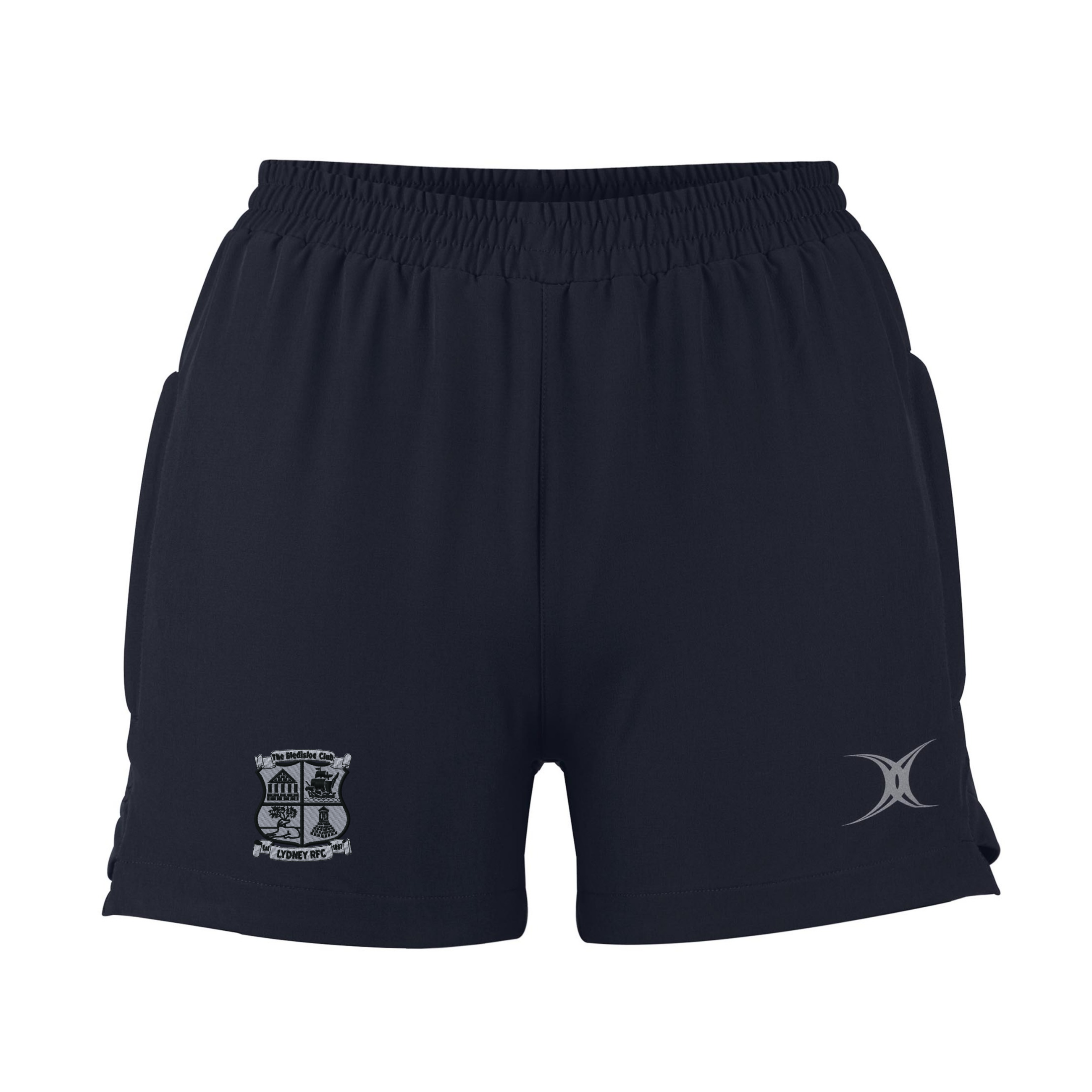 gilbert-rugby-evo-shorts-donna-lydney-rfc-nero image 1