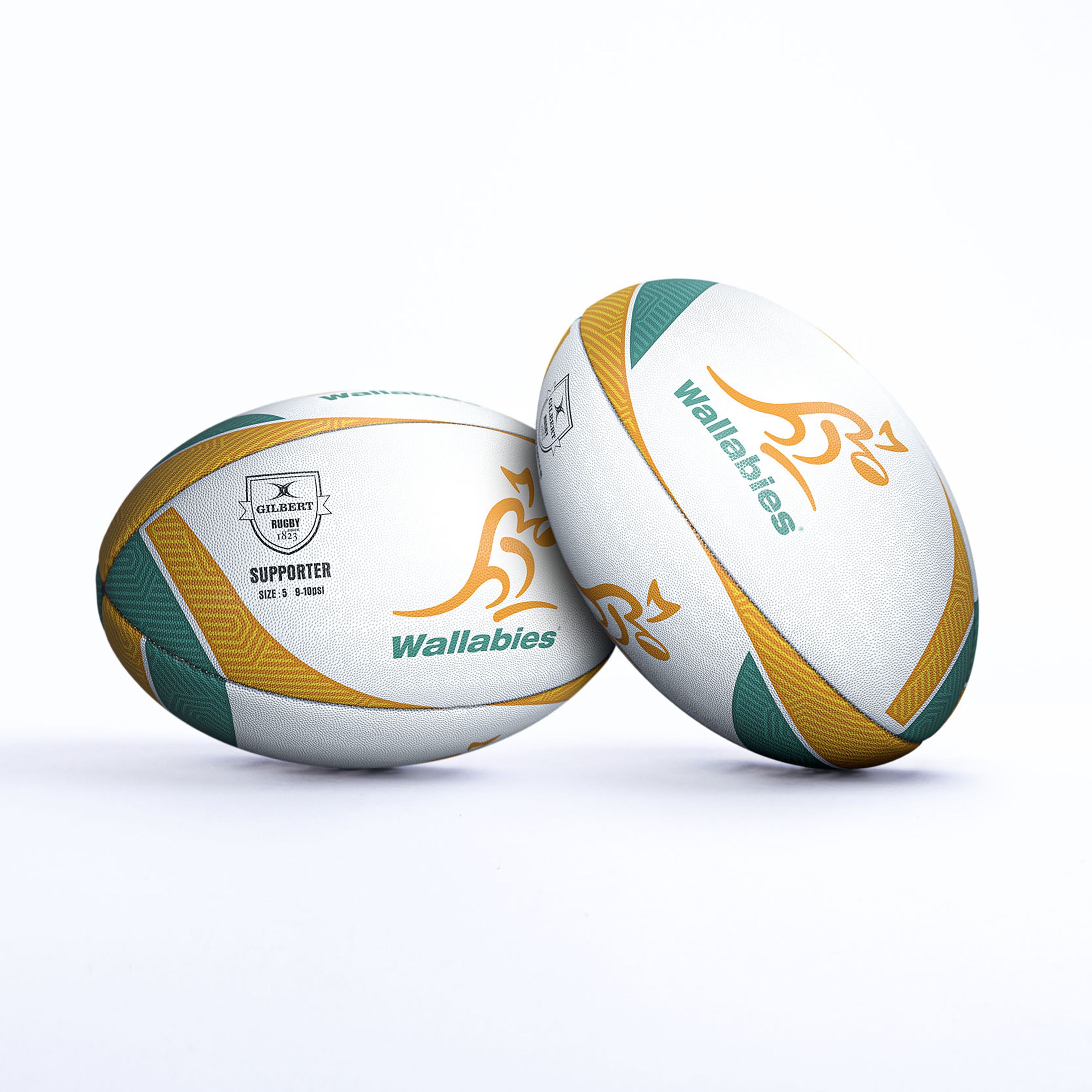 gilbert-rugby-australia-supporter-pallone-misura-5 image 1