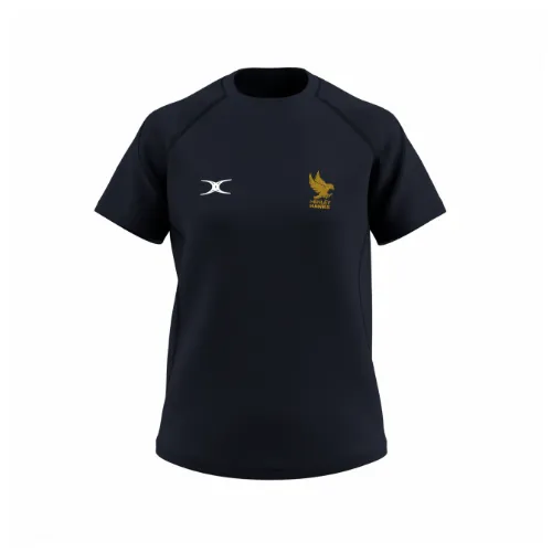 gilbert-rugby-henley-hawks-gts-t-shirt-manica-corta-donna-blu-navy image 1