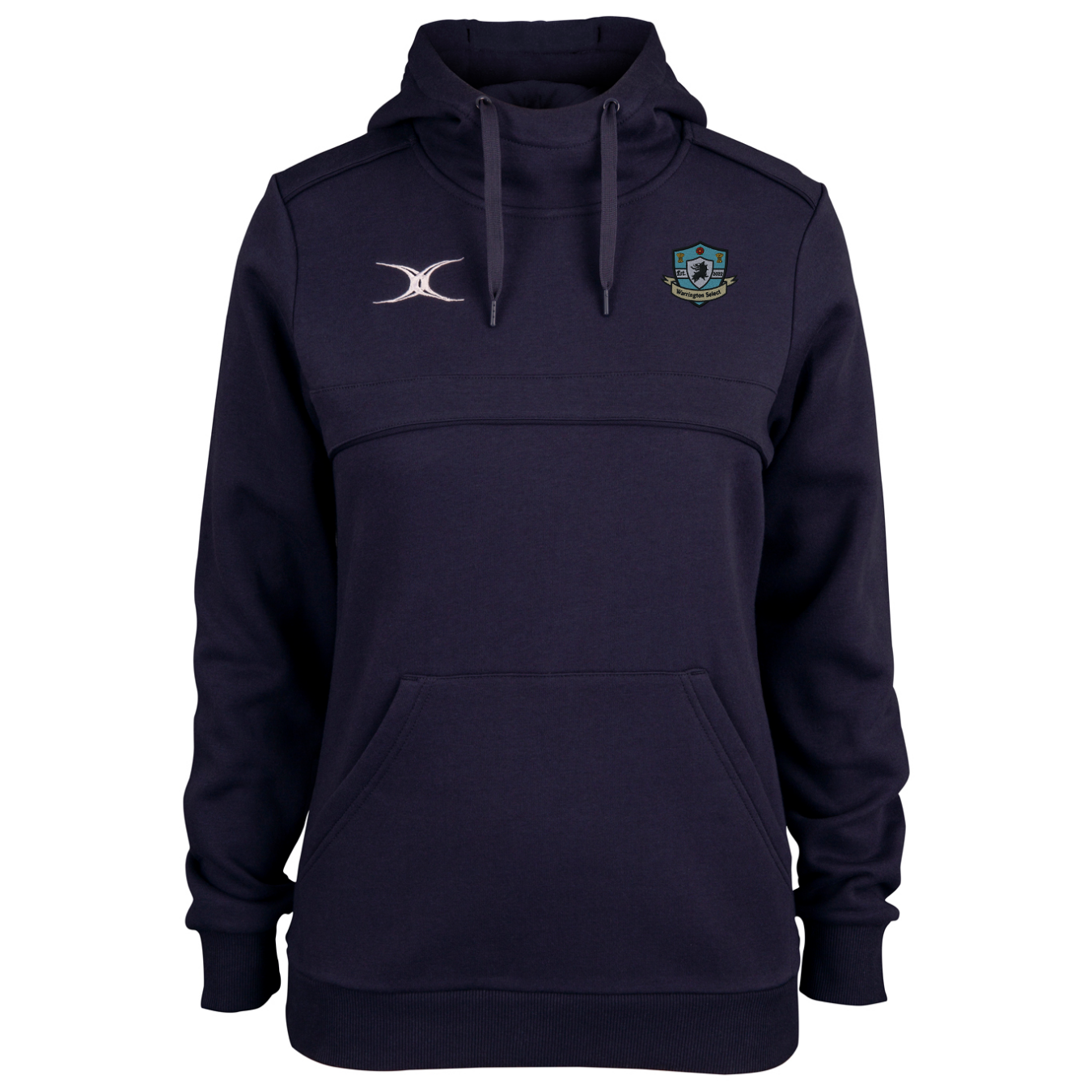 gilbert-rugby-warrington-select-rfc-photon-felpa-con-cappuccio-donna-blu-navy-sc image 1