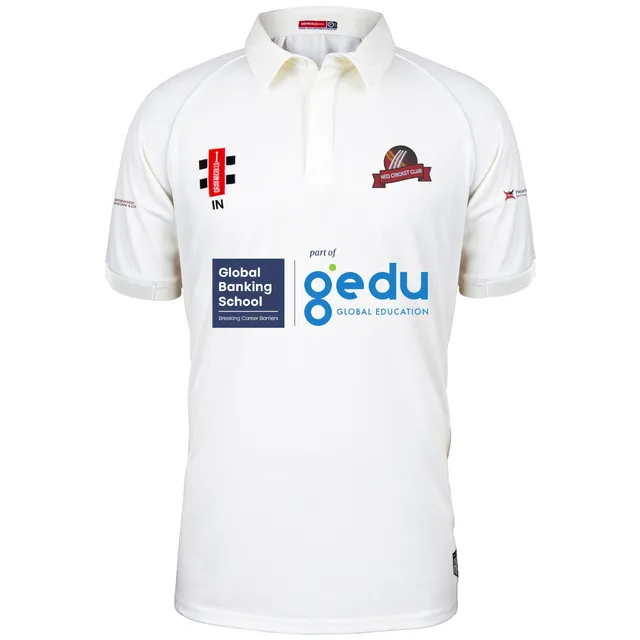 gray-nicolls-neo-cricket-club-matrix-v2-maglia-cricket-manica-corta-junior-avori image 1
