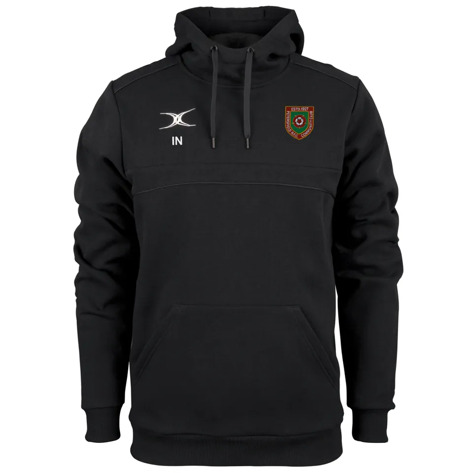 gilbert-rugby-photon-hoodie-junior-petersfield-rfc-nero-felpa-bambino image 1