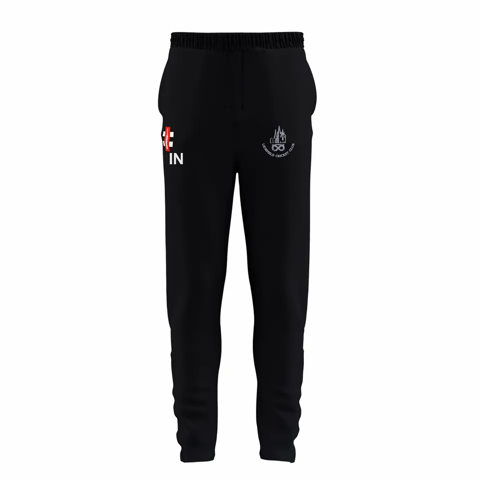 gray-nicolls-lichfield-cricket-club-gts-pantaloni-training-junior-nero image 1