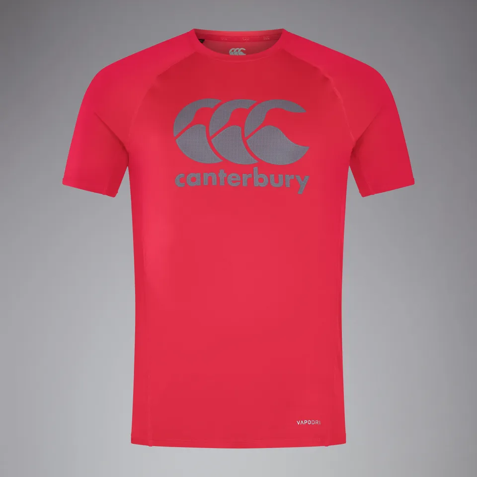canterbury-large-logo-superlight-t-shirt-uomo-rosso image 1