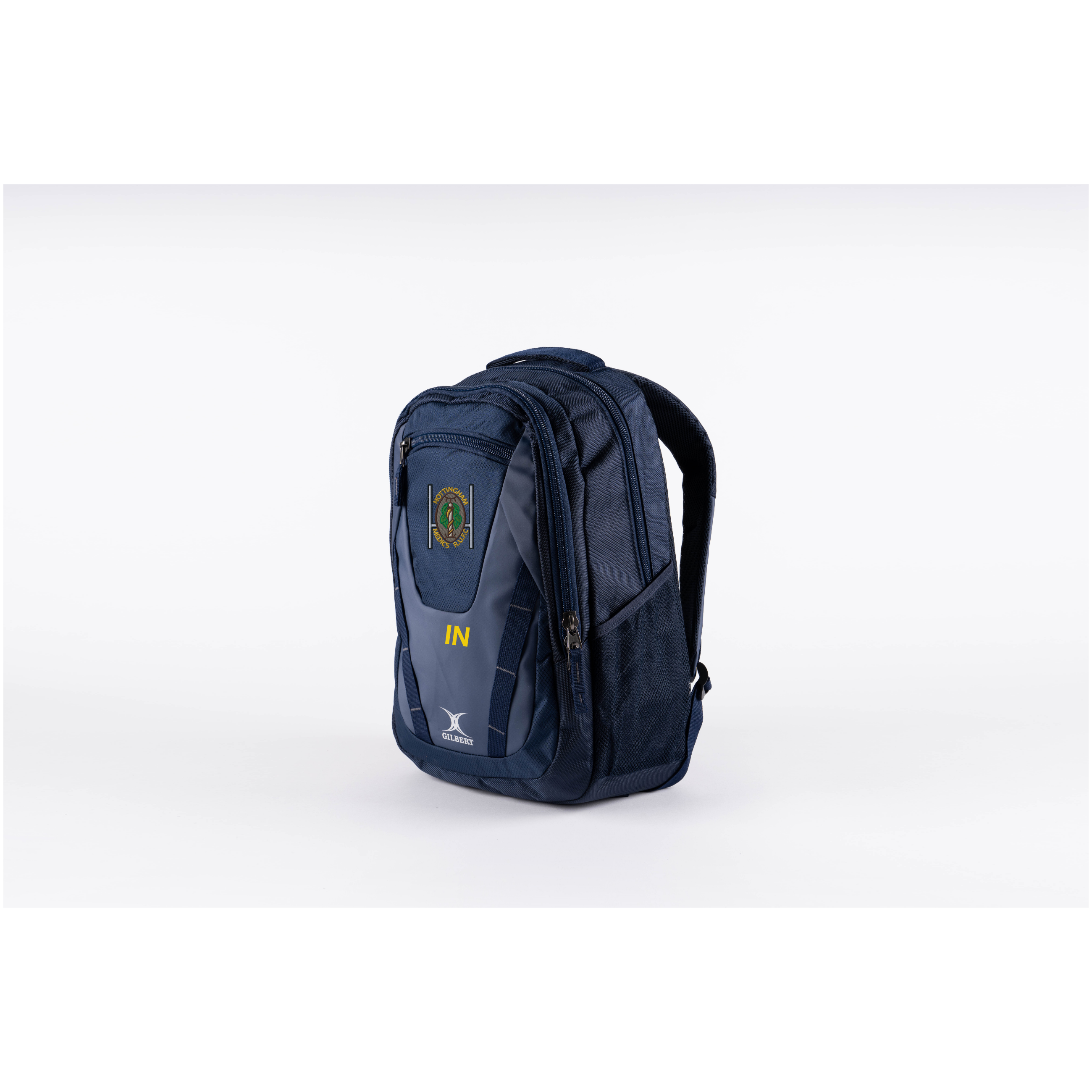 gilbert-rugby-nottingham-medics-rufc-adult-club-zaino-v4-blu-navy image 1