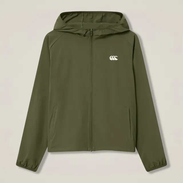 canterbury-womens-tempo-packaway-giacca-full-zip-verde image 1