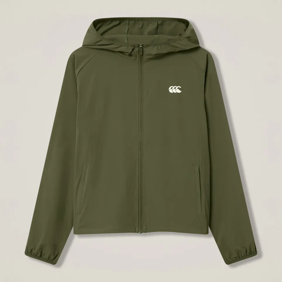 canterbury-womens-tempo-packaway-giacca-full-zip-verde image 1