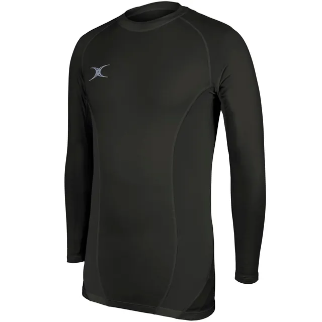 gilbert-rugby-atomic-x-ii-top-baselayer-junior-nero image 1