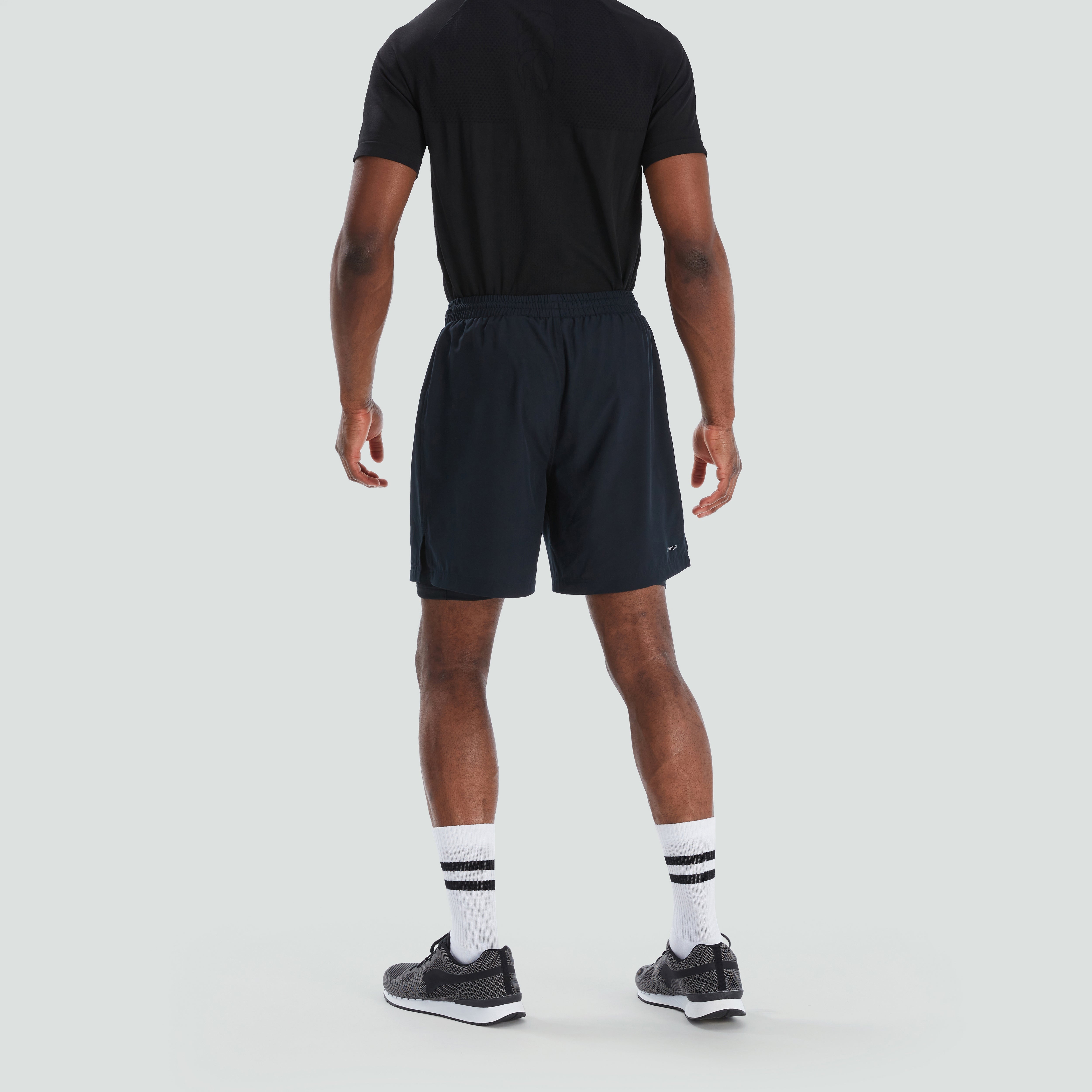 canterbury-vapodri-2-in-1-short-uomo-nero-grigio image 3