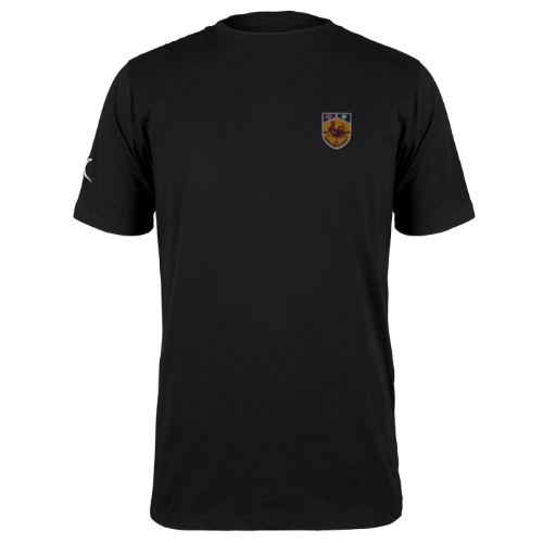 gilbert-rugby-harrogate-rufc-t-shirt-quest-nera-uomo image 1