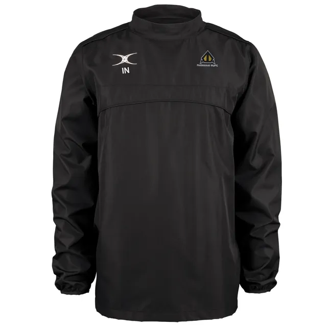 gilbert-rugby-photon-giacca-warm-up-junior-farnham-rufc-black image 1
