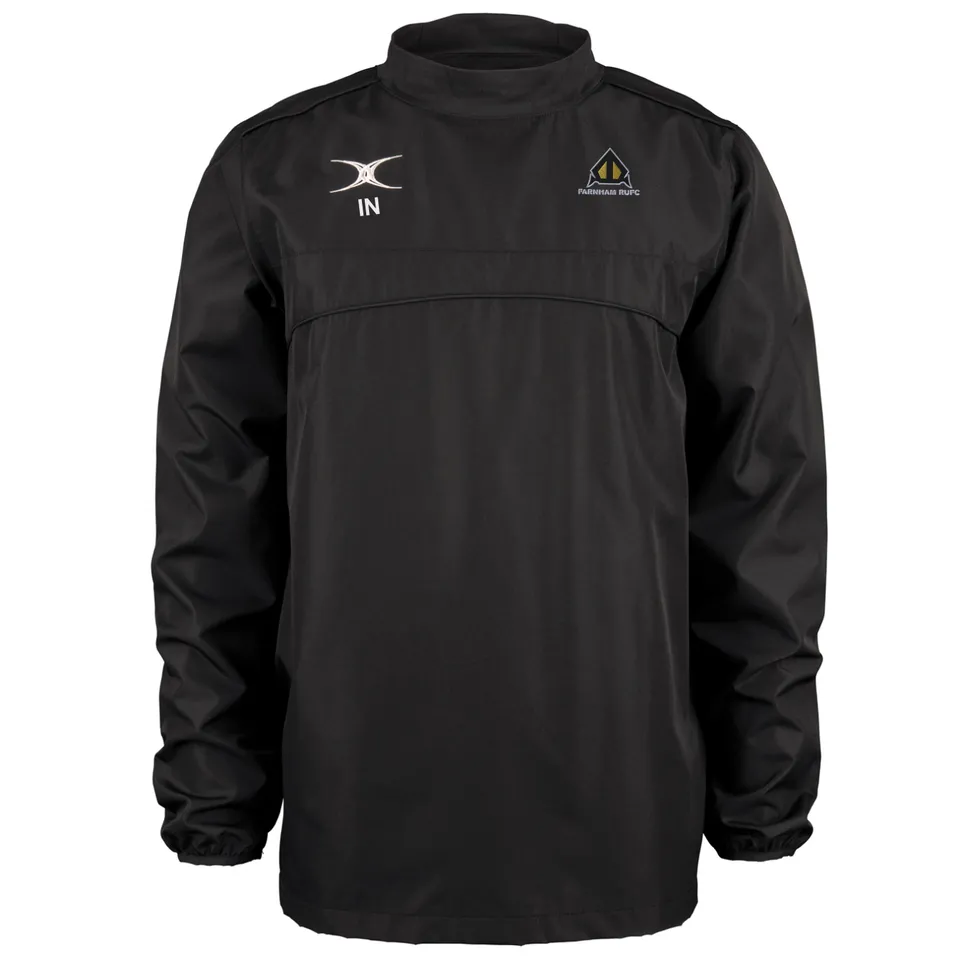 gilbert-rugby-photon-giacca-warm-up-junior-farnham-rufc-black image 1