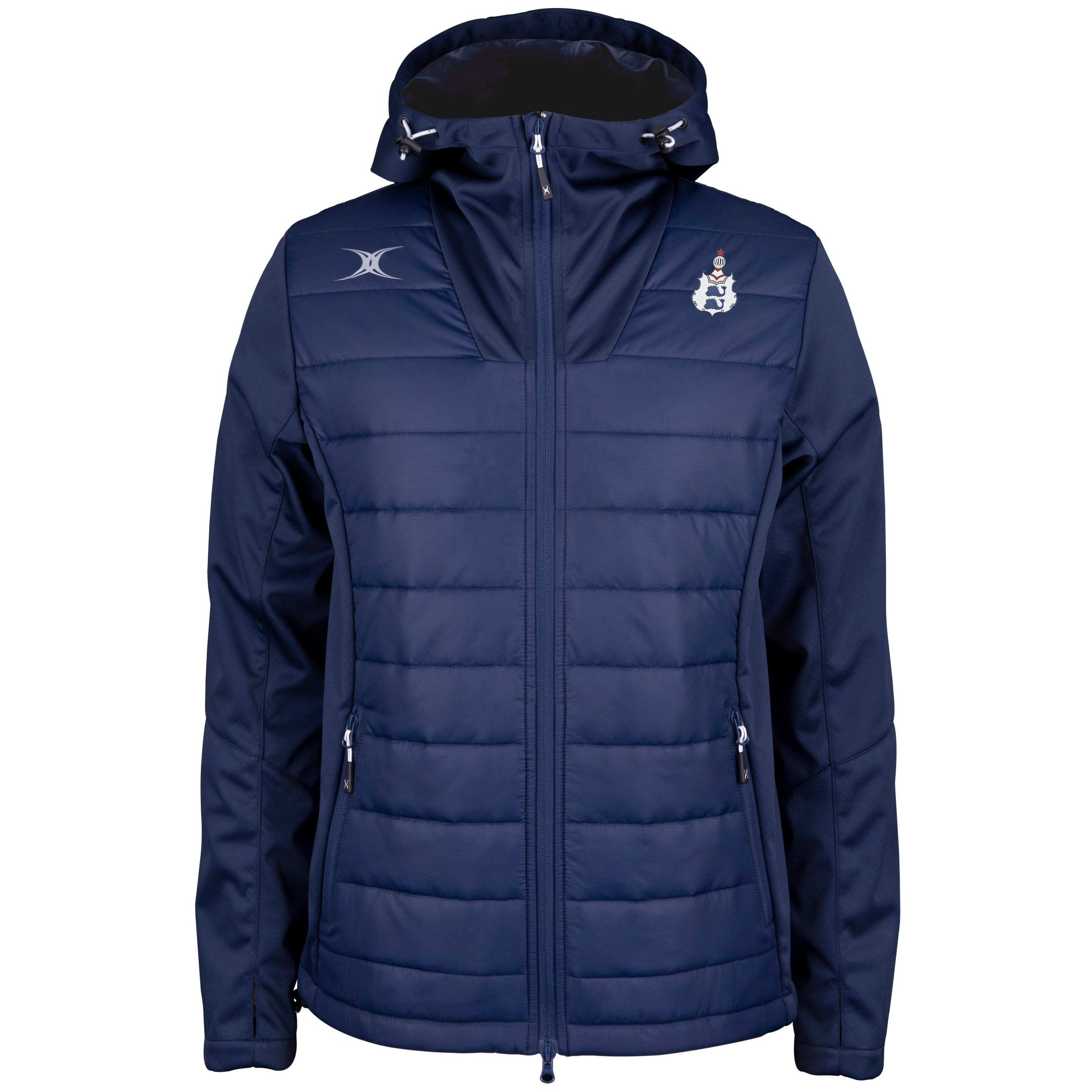 gilbert-rugby-pro-active-giacca-full-zip-senior-brighton-rfc-blu-navy image 1