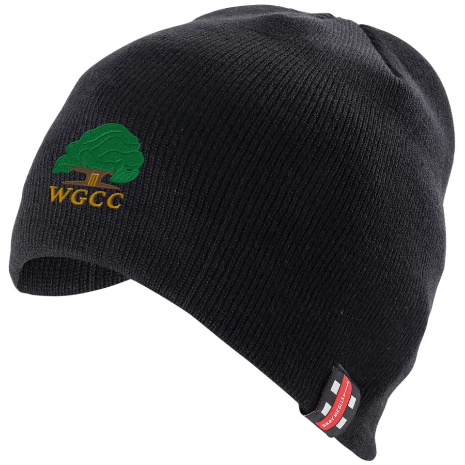 gray-nicolls-wisborough-green-cc-berretto-beanie-nero-adulto image 1