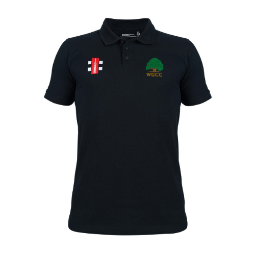 gray-nicolls-wisborough-green-cc-senior-velocity-polo-manica-corta-nera image 1