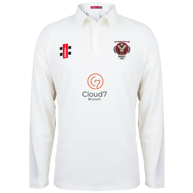gray-nicolls-crs-cardinals-cc-matrix-v2-maglia-cricket-manica-lunga-senior-avori image 1