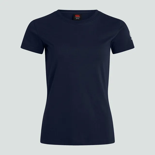 canterbury-club-plain-t-shirt-donna-blu-navy image 1