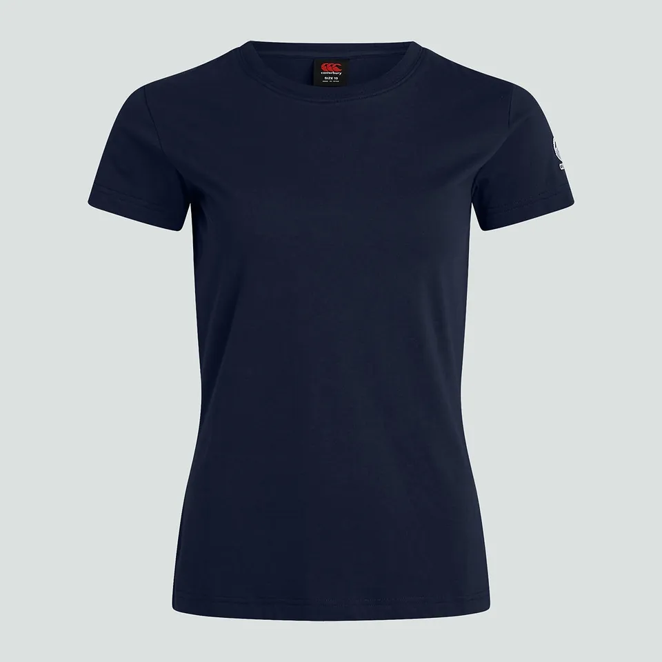 canterbury-club-plain-t-shirt-donna-blu-navy image 1