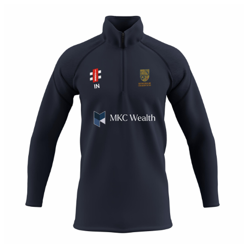 gray-nicolls-gts-pile-1-4-zip-eynsham-cc-junior-blu-navy image 1