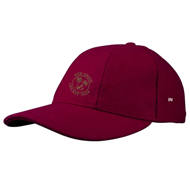 gray-nicolls-bow-green-cc-cappellino-melton-bordeaux-adulto-taglia-unica image 1