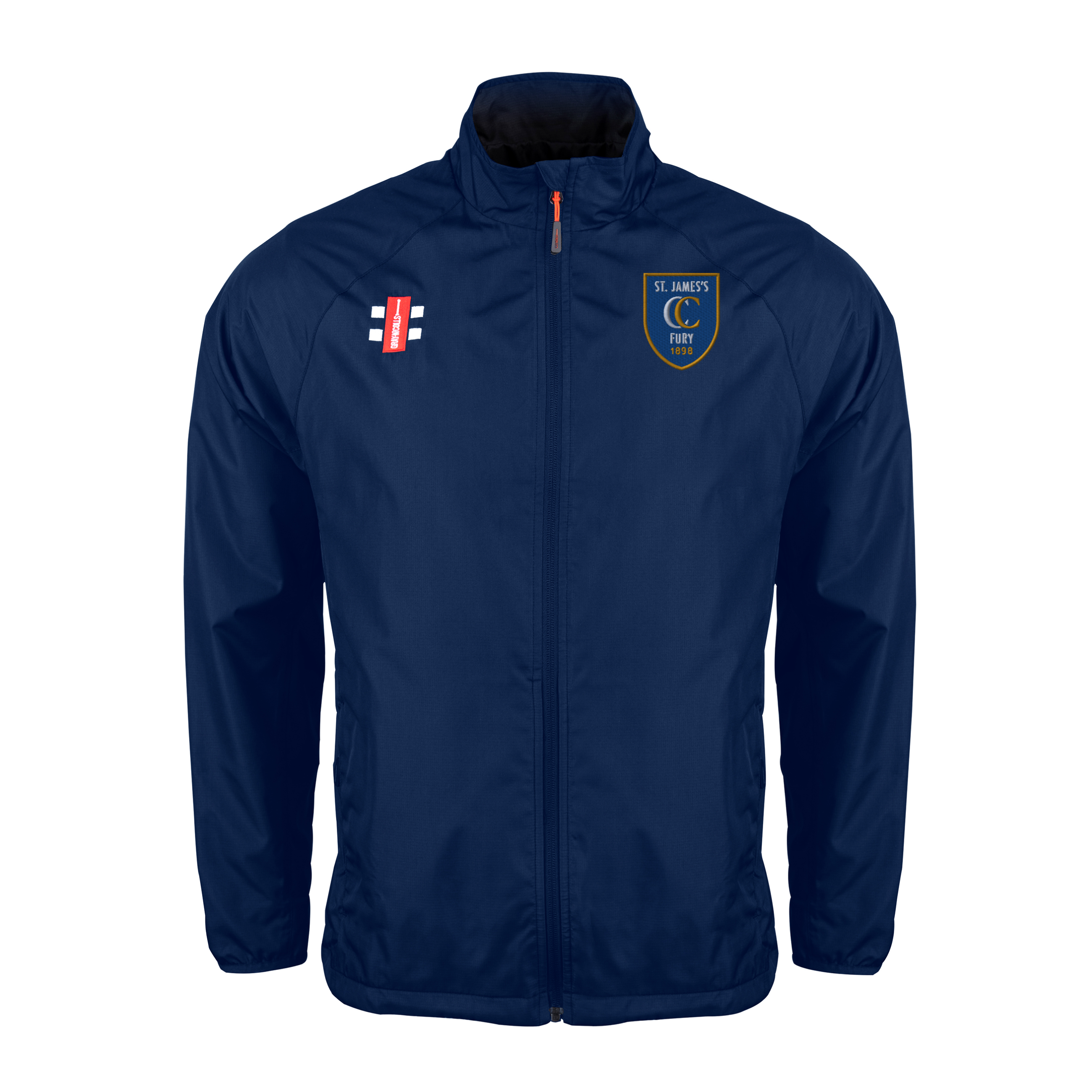 gray-nicolls-st-james-fury-velocity-giacca-antipioggia-senior-navy image 1