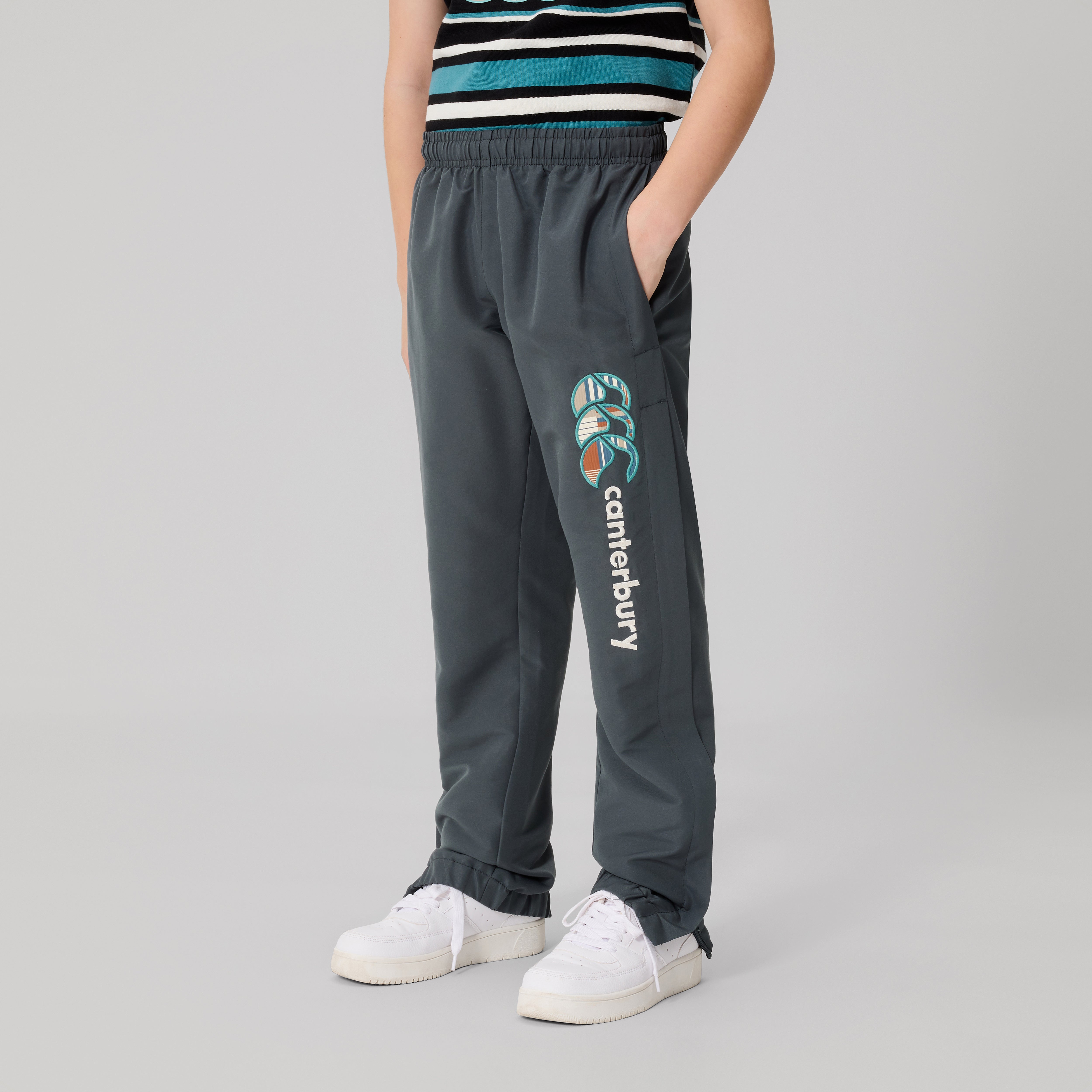 canterbury-uglies-stadium-pantalone-junior-unisex-grigio image 2