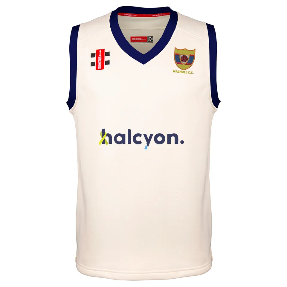 gray-nicolls-maghull-cc-senior-pro-performance-match-slipover-ivory-navy image 1