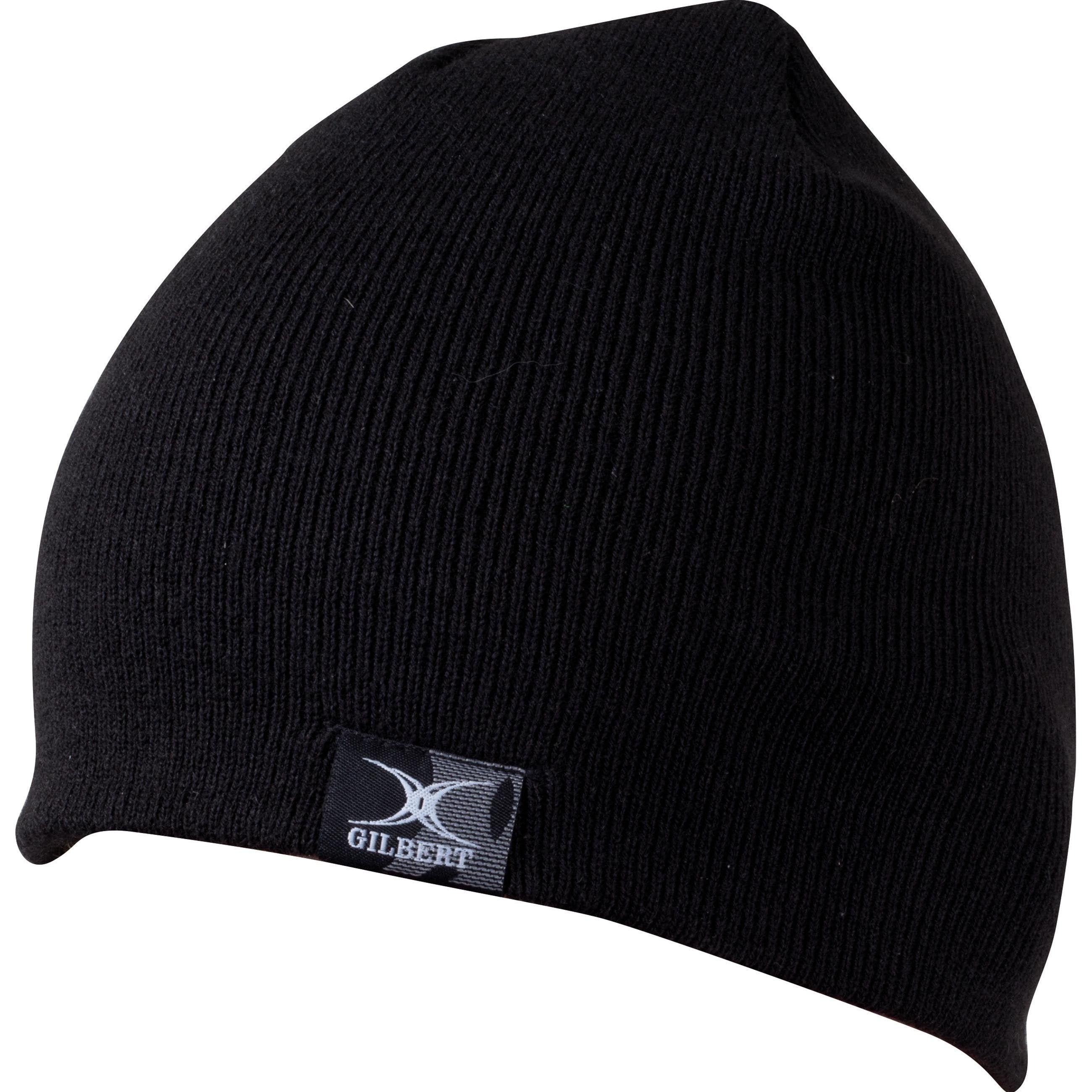 gilbert-rugby-berretto-beanie-nero-blu-navy image 1