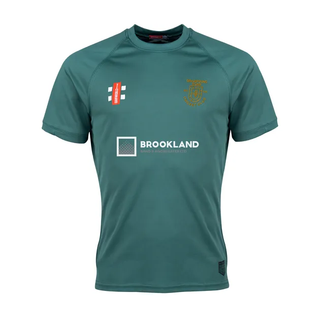 gray-nicolls-matrix-v2-t-shirt-manica-corta-junior-verde-grampound-road-cc image 1