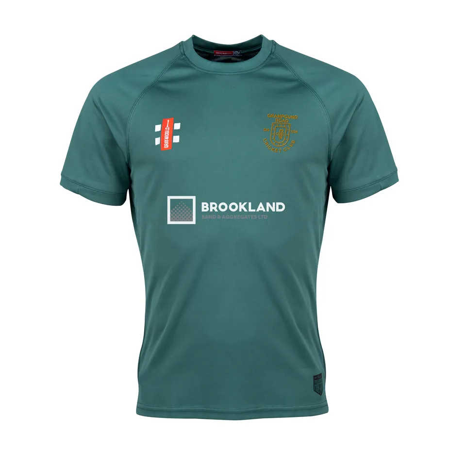 gray-nicolls-matrix-v2-t-shirt-manica-corta-junior-verde-grampound-road-cc image 1