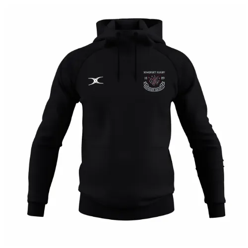 gilbert-rugby-somerset-rugby-referees-society-senior-gts-felpa-con-cappuccio-ner image 1