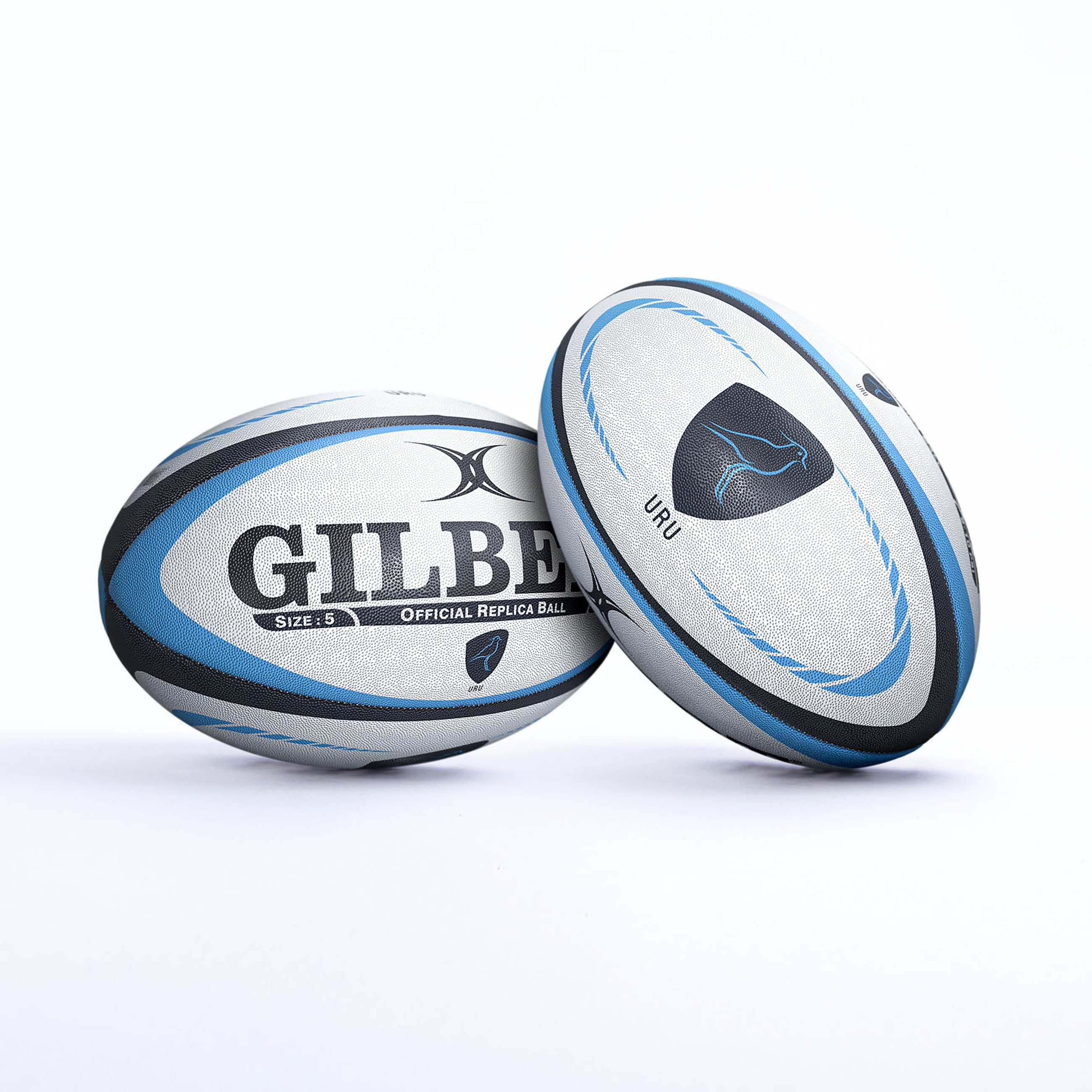gilbert-rugby-uruguay-replica-ball-pallone-rugby-n-5-tifoso image 1