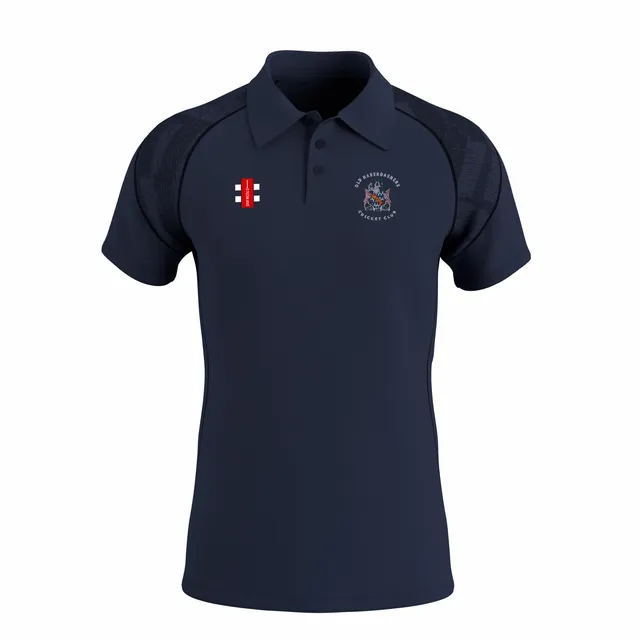 gray-nicolls-old-haberdashers-cc-polo-gts-manica-corta-blu-navy-senior image 1
