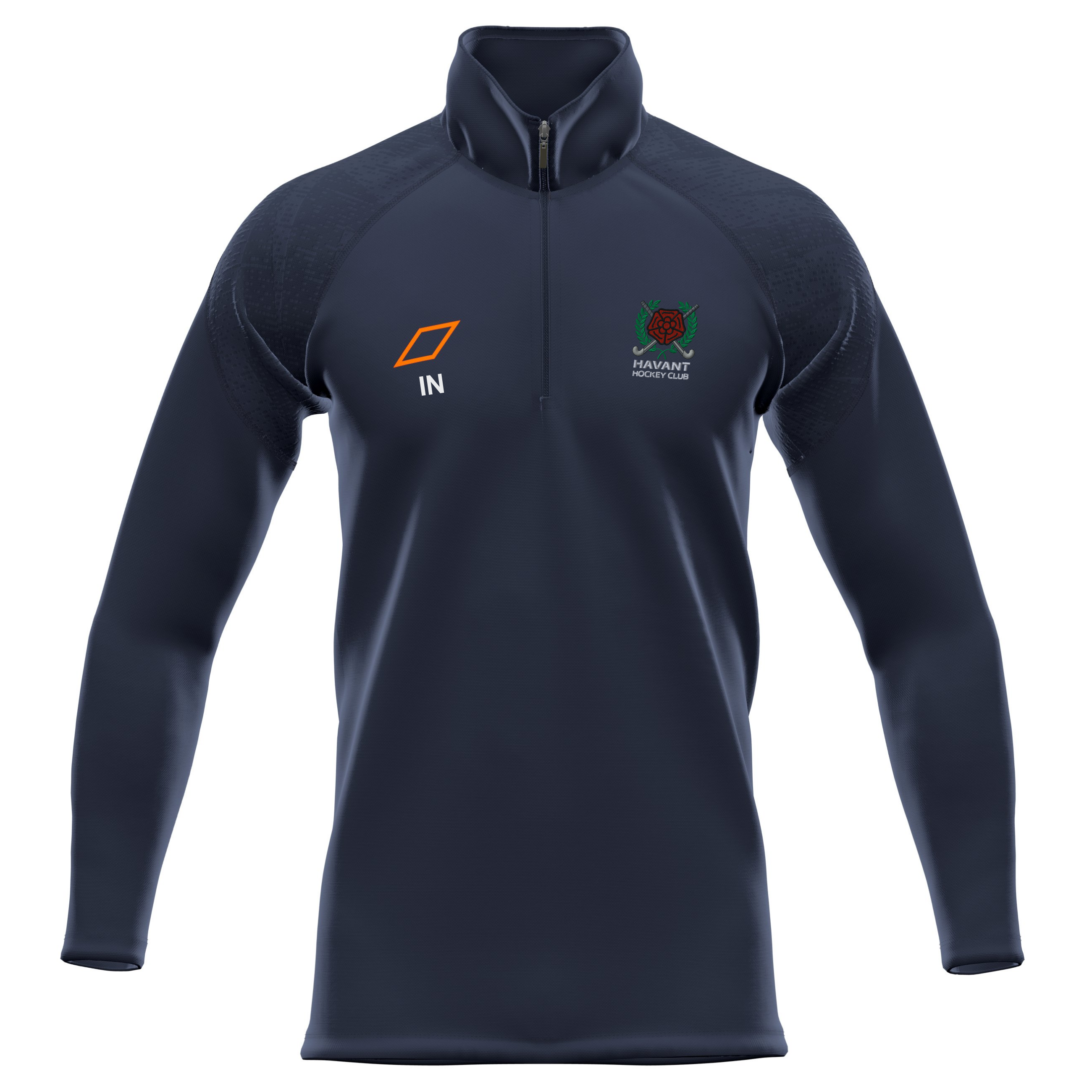grays-havant-hc-pile-1-4-zip-gts-uomo-blu-navy image 1
