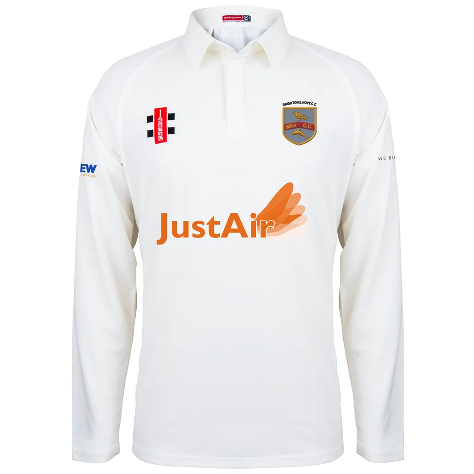 gray-nicolls-brighton-hove-cc-matrix-v2-camicia-cricket-manica-lunga-senior-avor image 1