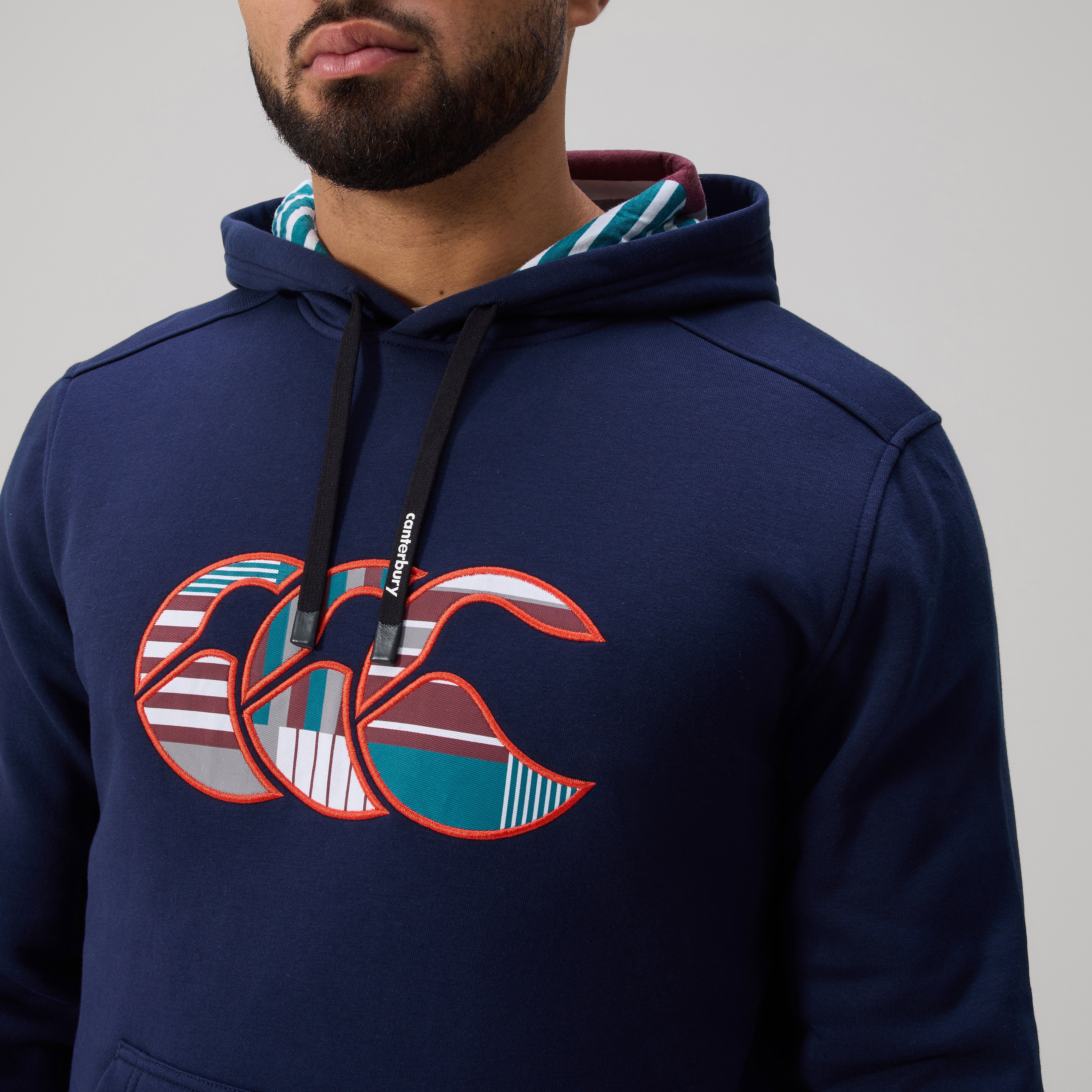 canterbury-uomo-uglies-felpa-con-cappuccio-blu-navy image 7