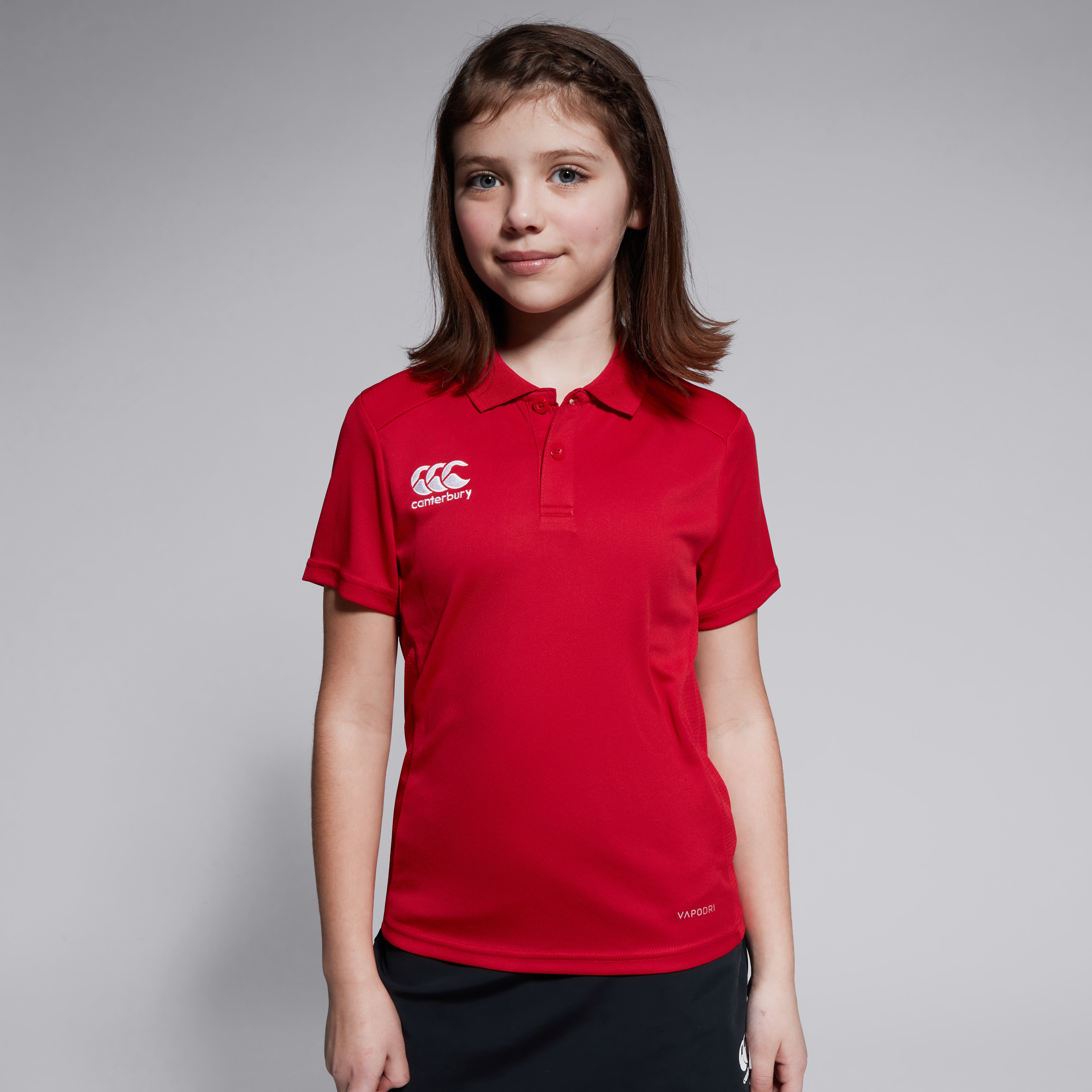 canterbury-club-dry-polo-junior-unisex-rosso image 2