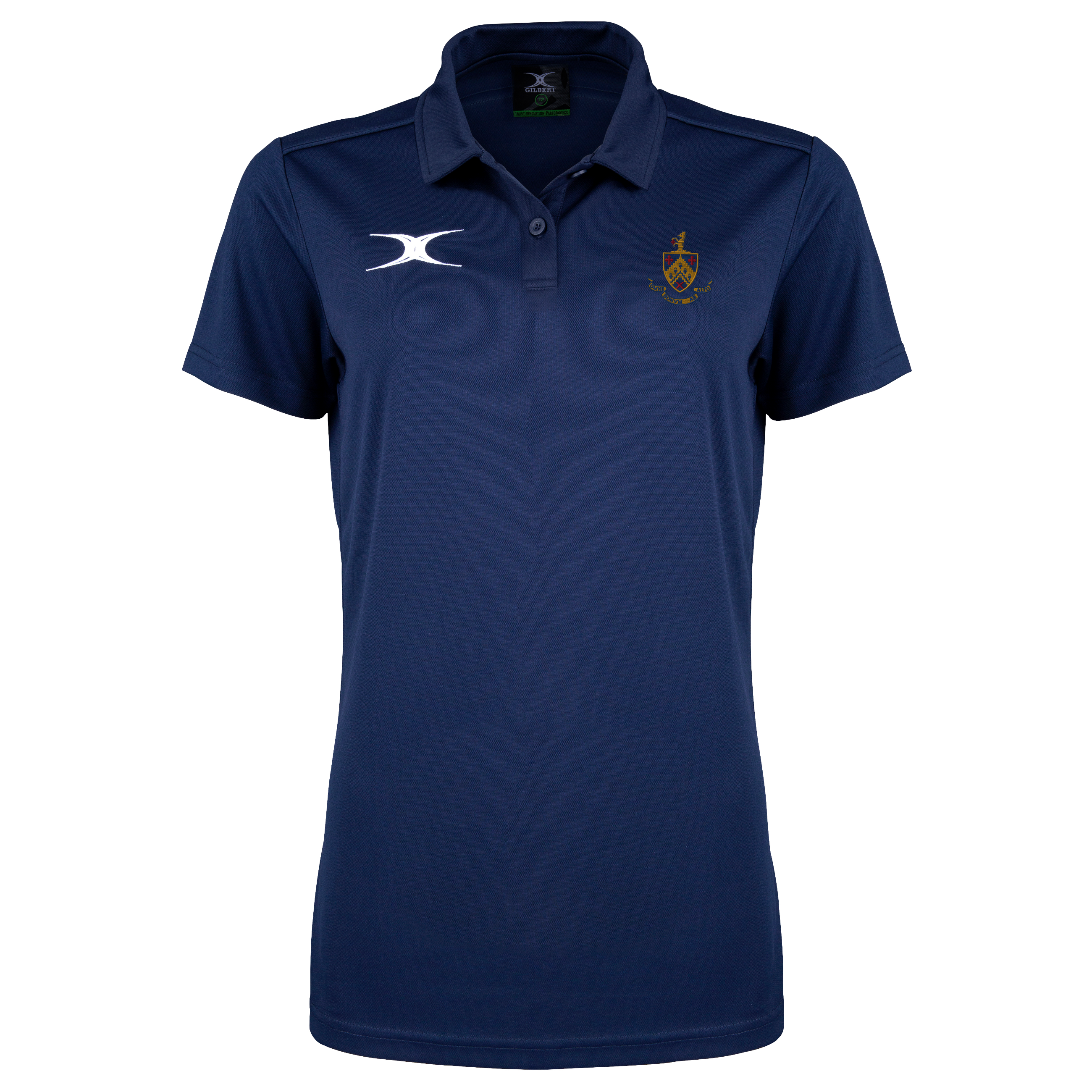 gilbert-rugby-old-crossleyans-rufc-senior-photon-ii-polo-manica-corta-blu-navy image 1