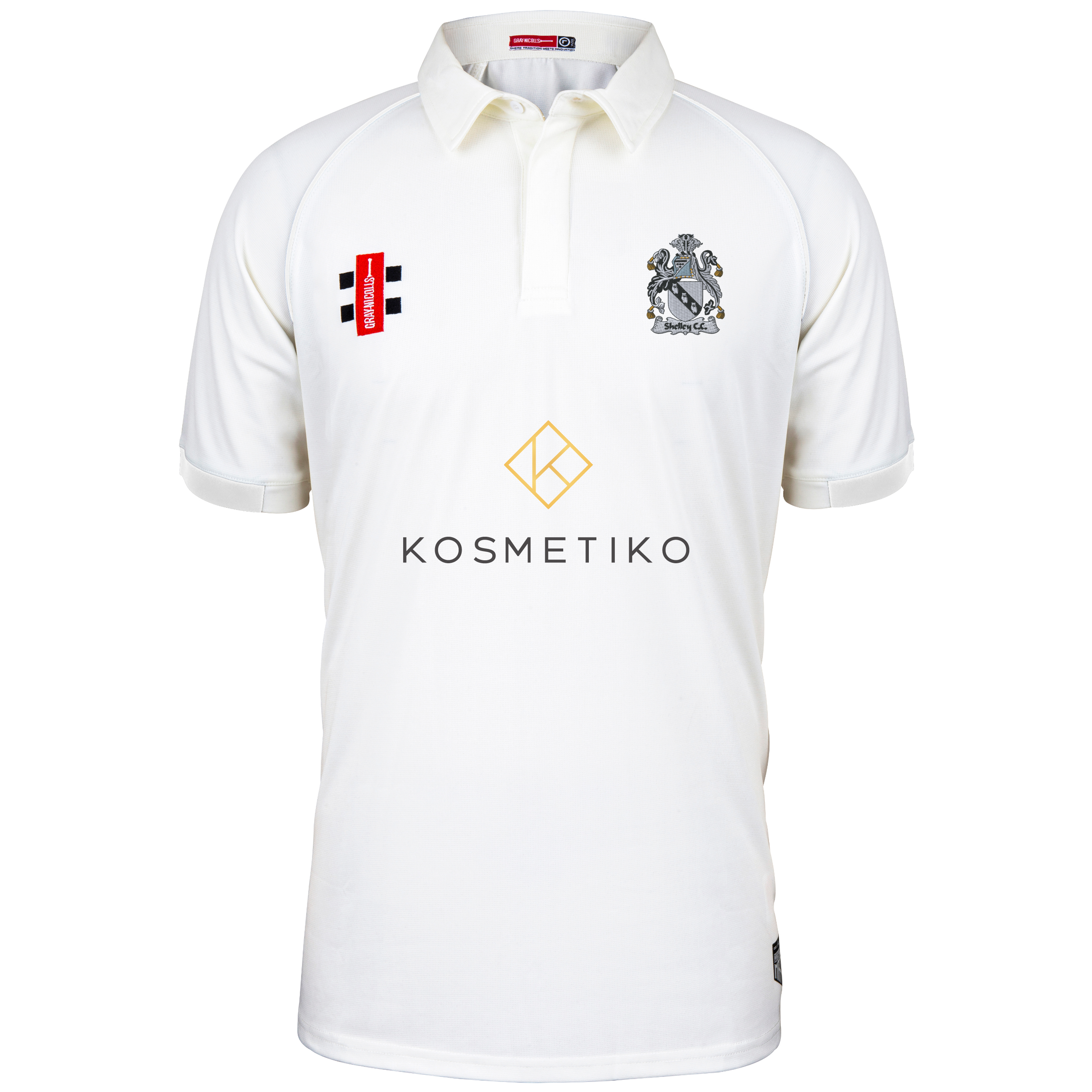 gray-nicolls-matrix-v2-maglia-cricket-manica-corta-junior-avorio-shelley-cricket image 1