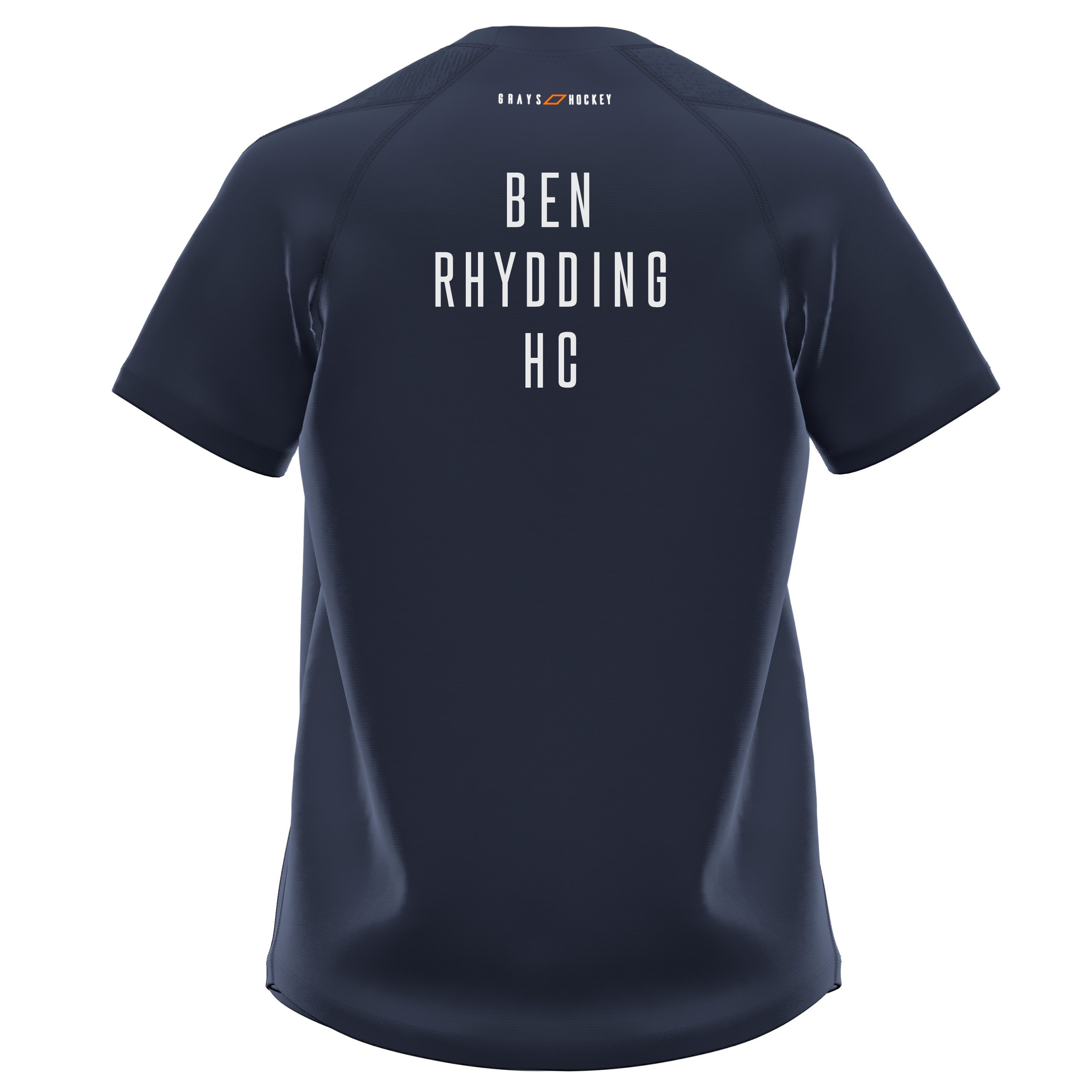 grays-ben-rhydding-hc-gts-maglia-training-donna-manica-corta-blu-navy image 2