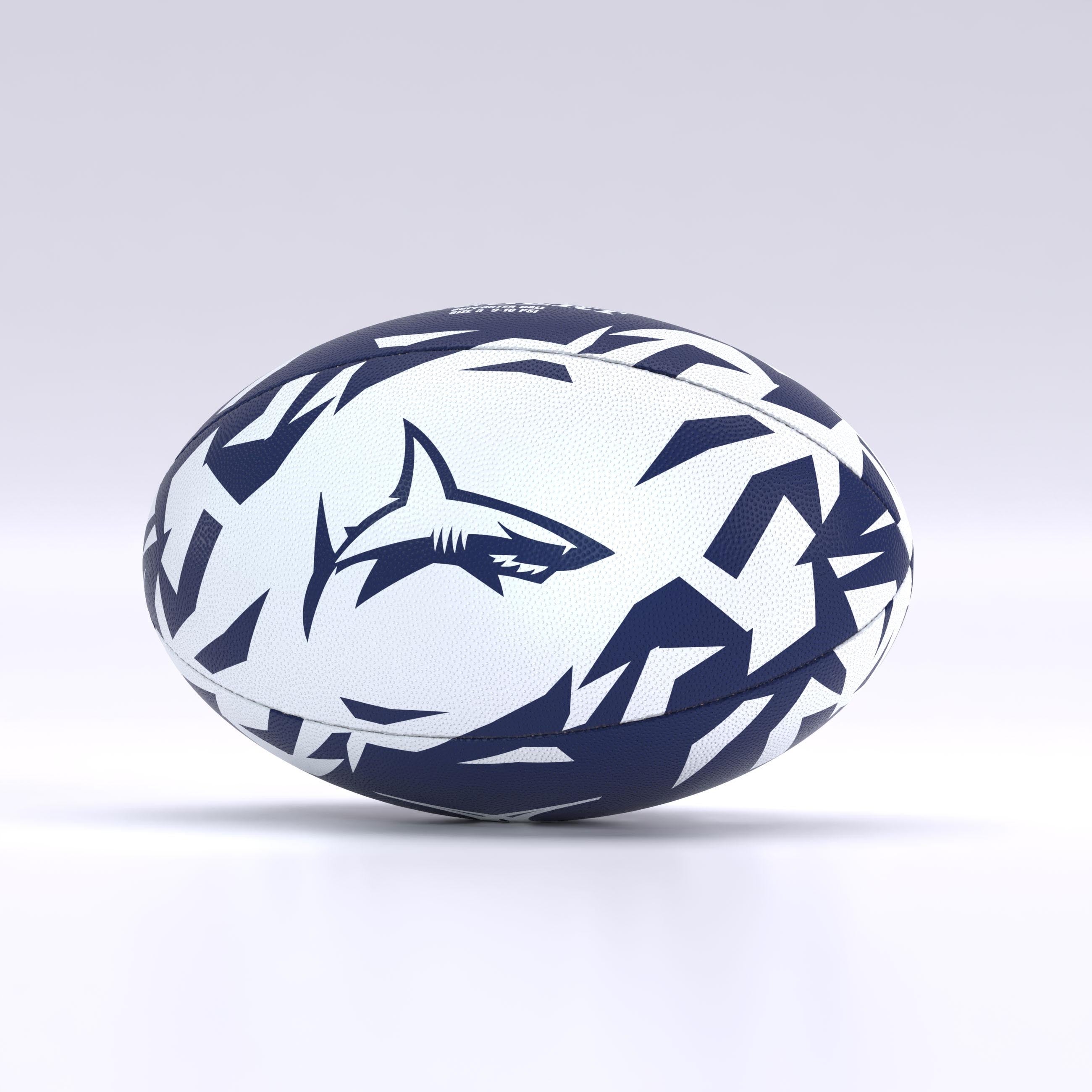 gilbert-rugby-sale-sharks-supporter-ball-pallone-rugby-misura-4-5 image 2