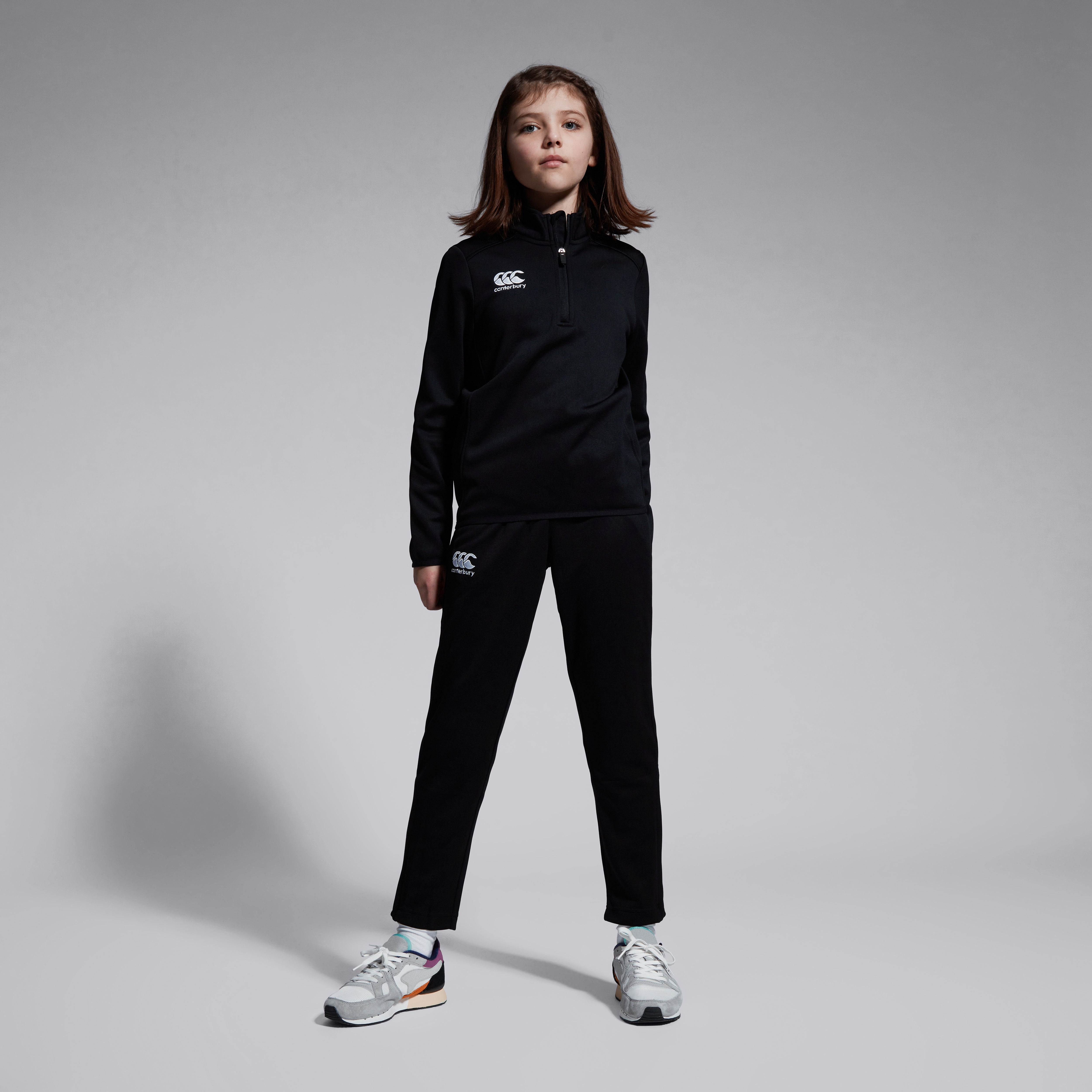 canterbury-club-1-4-zip-midlayer-junior-unisex-top-allenamento-nero image 3