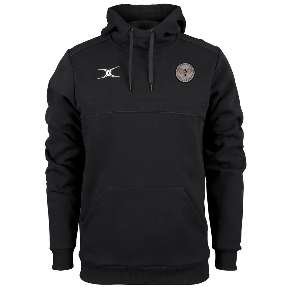 gilbert-rugby-photon-felpa-con-cappuccio-uomo-nottingham-medics-nera image 1